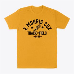 E Morris Cox Elementary School Track and Field Classic Dad T-Shirt