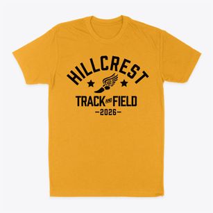 Hillcrest Middle School Track and Field Classic Dad T-Shirt