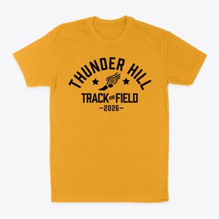Thunder Hill Elementary School Track and Field Classic Dad T-Shirt