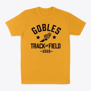 Gobles High School Track and Field Classic Dad T-Shirt