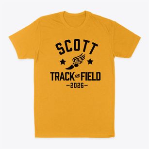 Scott Elementary School Track and Field Classic Dad T-Shirt