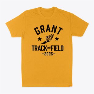 Grant Middle School Track and Field Classic Dad T-Shirt