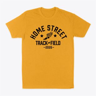 Home Street Elementary School Track and Field Classic Dad T-Shirt