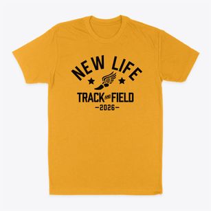 New Life Christian Track and Field Classic Dad T-Shirt