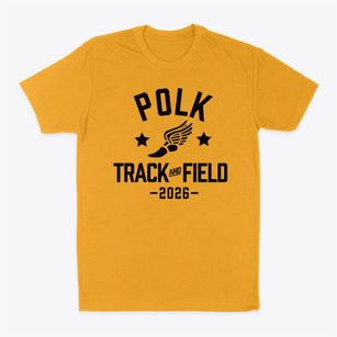 Polk Elementary School Track and Field Classic Dad T-Shirt