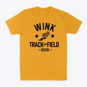 Wink Elementary School Track and Field Classic Dad T-Shirt
