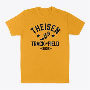 Theisen Junior High School Track and Field Classic Dad T-Shirt