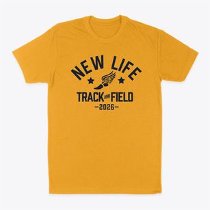 New Life Academy Track and Field Classic Dad T-Shirt