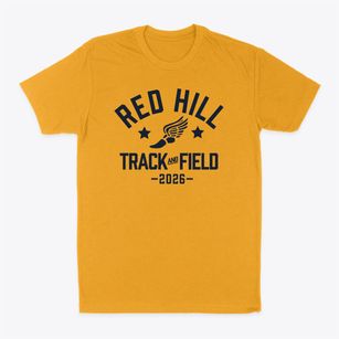 Red Hill Elementary School Track and Field Classic Dad T-Shirt