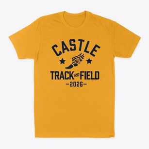 Castle High School Track and Field Classic Dad T-Shirt