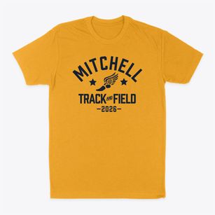 Mitchell High School Track and Field Classic Dad T-Shirt