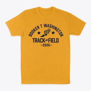 Booker T Washington Middle School Track and Field Classic Dad T-Shirt