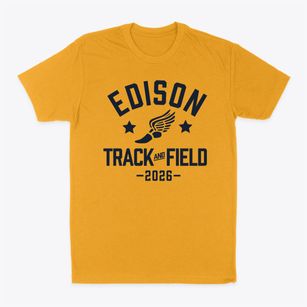 Edison Elementary School Track and Field Classic Dad T-Shirt
