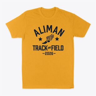 Aliman School Track and Field Classic Dad T-Shirt