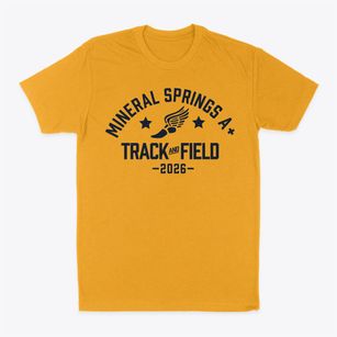 Mineral Springs A+ Academy Track and Field Classic Dad T-Shirt