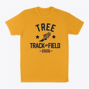 Tree Academy Track and Field Classic Dad T-Shirt