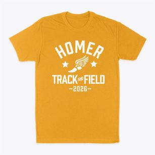 Homer Middle School Track and Field Classic Dad T-Shirt