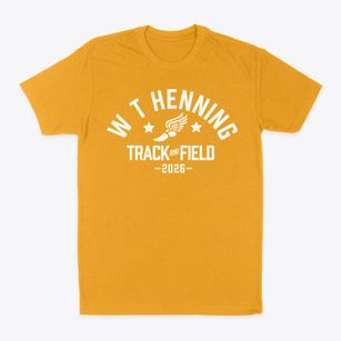 W T Henning Elementary School Track and Field Classic Dad T-Shirt