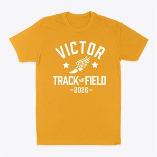 Victor Mravlag Elementary School 21 Track and Field Classic Dad T-Shirt