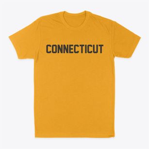  Connecticut Block Letter Classic Dad T-Shirt