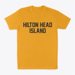 Hilton Head Island South Carolina Classic Block Classic Dad T-Shirt