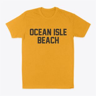 Ocean Isle Beach North Carolina Classic Block Classic Dad T-Shirt