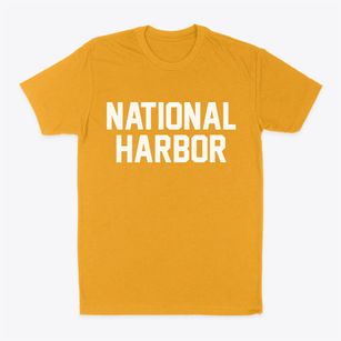 National Harbor Maryland Classic Block Classic Dad T-Shirt