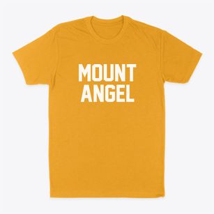 Mount Angel Oregon Classic Block Classic Dad T-Shirt