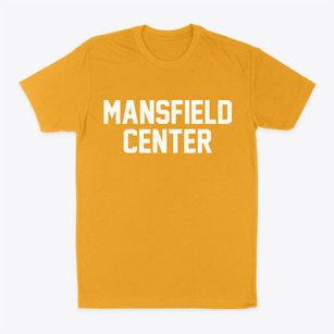 Mansfield Center Connecticut Classic Block Classic Dad T-Shirt