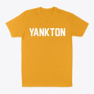 Yankton South Dakota Classic Block Classic Dad T-Shirt
