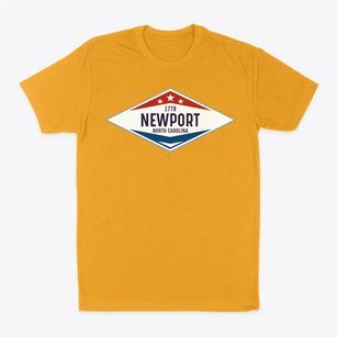Newport North Carolina Diamond Star Classic Dad T-Shirt