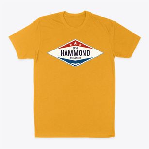 Hammond Wisconsin Diamond Star Classic Dad T-Shirt