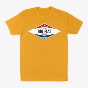 Big Flat Arkansas Diamond Star Classic Dad T-Shirt