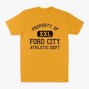 Ford City California Athletic Dept Classic Dad T-Shirt