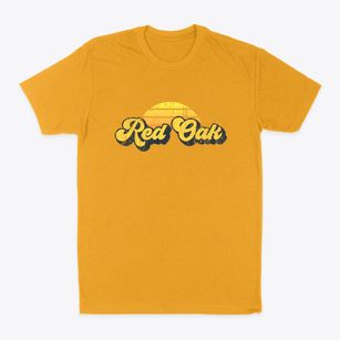 Red Oak Iowa Sublime Sunset Classic Dad T-Shirt