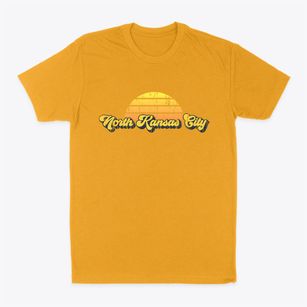 North Kansas City Missouri Sublime Sunset Classic Dad T-Shirt