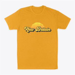 New Britain Connecticut Sublime Sunset Classic Dad T-Shirt