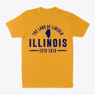  Illinois Motto Classic Dad T-Shirt