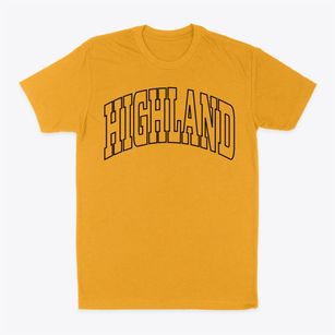 Highland Utah Trendy Block Classic Dad T-Shirt