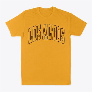 Los Altos Texas Trendy Block Classic Dad T-Shirt