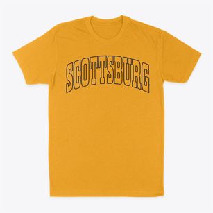 Scottsburg Indiana Trendy Block Classic Dad T-Shirt