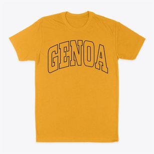 Genoa New York Trendy Block Classic Dad T-Shirt