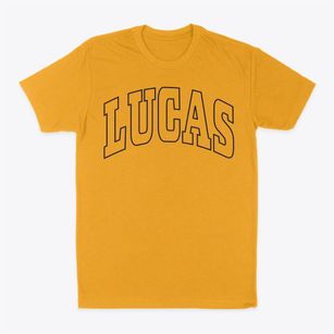 Lucas Texas Trendy Block Classic Dad T-Shirt