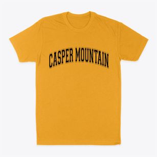 Casper Mountain Wyoming Varsity Classic Dad T-Shirt