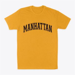 Manhattan New York Varsity Classic Dad T-Shirt