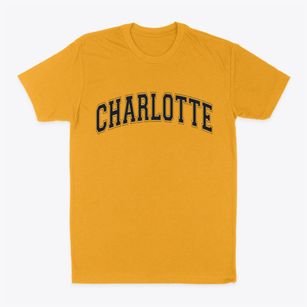 Charlotte North Carolina Varsity Classic Dad T-Shirt