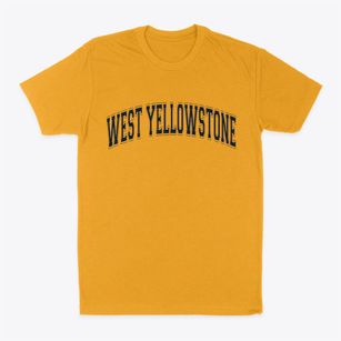 West Yellowstone Montana Varsity Classic Dad T-Shirt