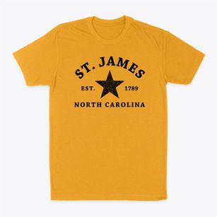St. James North Carolina Star Classic Dad T-Shirt