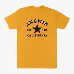 Angwin California Star Classic Dad T-Shirt