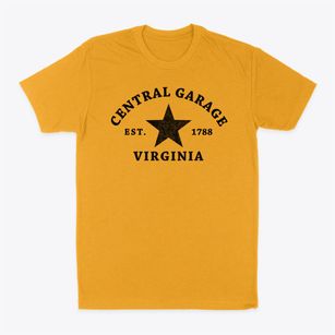Central Garage Virginia Star Classic Dad T-Shirt